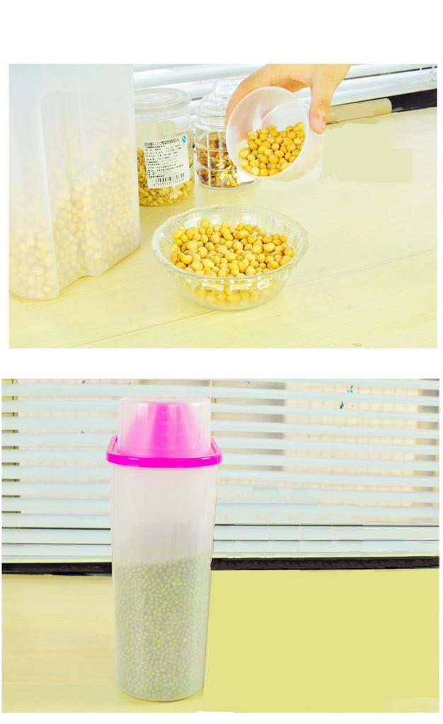 Sealed Jar Working Crisper Jar Multigrain Storage Jar Kitchen Supplies 13-1070 Specification drawing