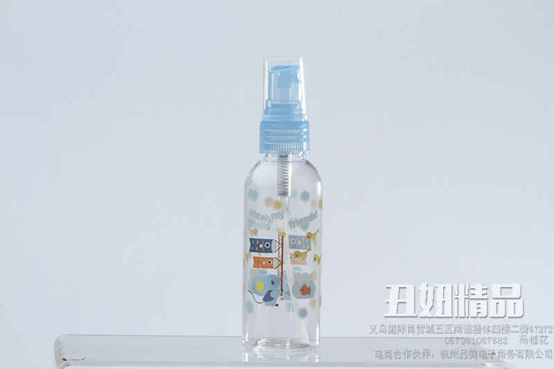 016H Water sprayer Spray bottle Pure transparent plastic makeup bottle CC spray bottle