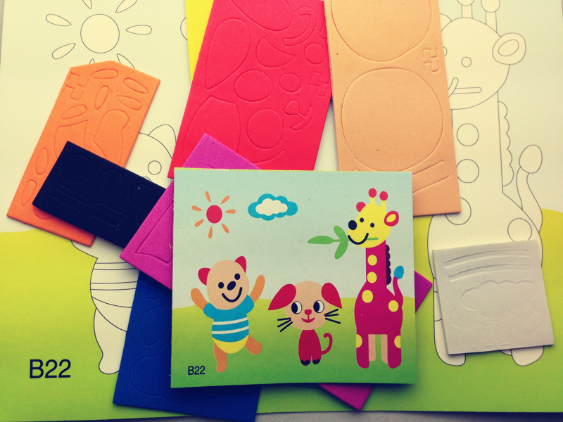 春禧 厂家直销儿童贴纸，DIY幼儿手工贴图，手工制作幼