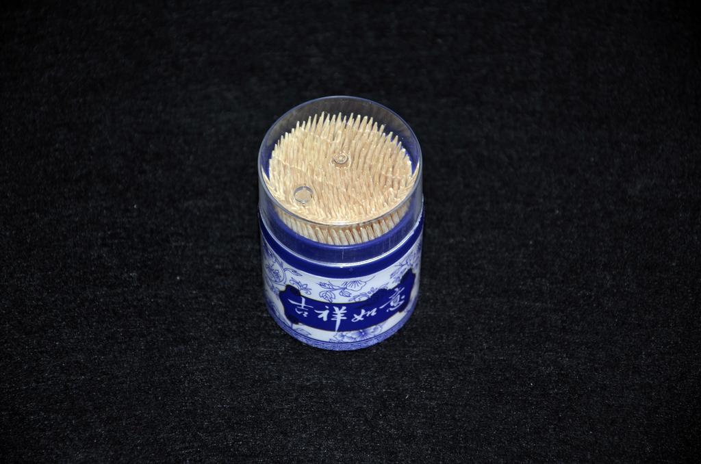 青花瓷牙签 家居牙签 中国风青花瓷竹制牙签水果签
