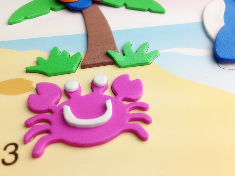 春禧B3海豚儿童早教益智创作EVA贴图 创意diy贴图产品图