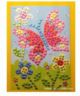 厂家批发EVA马赛克儿童手工制作创意贴画 马赛克水