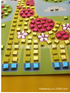 批发儿童DIY手工制作水钻马赛克贴画 开发小脑潜能EVA