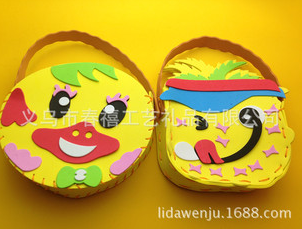 儿童手工EVA包包DIY手工制作