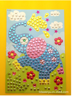 水晶马赛克贴纸贴画 DIY手工制作eva立体益智拼图产品图