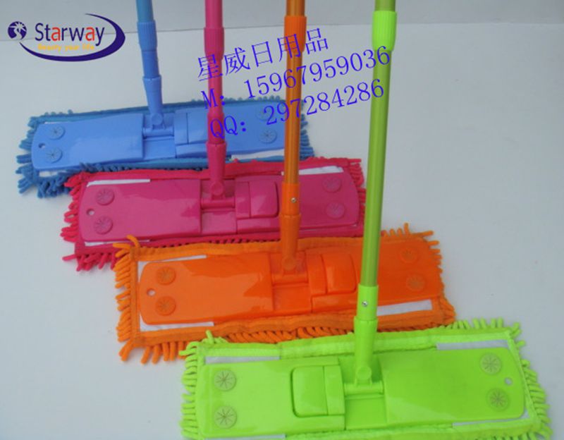 Microfiber mop Iron mop New mop Chenille flat mop