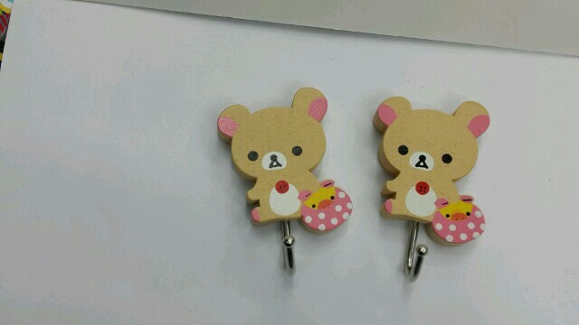 木制挂钩强力粘钩