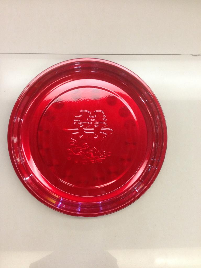 38酒红茶盘/铁茶盘产品图