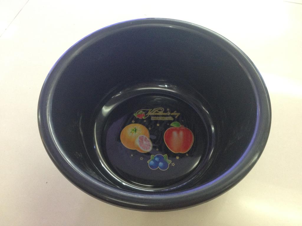 塑料脸盘黑色花纹塑料脸盆