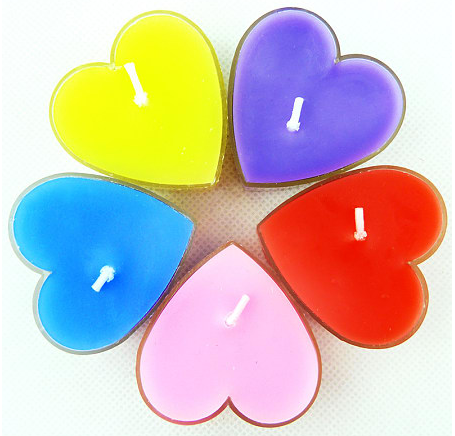 Romantic heart-shaped candle set Birthday proposal and confession candle set Gift candles Heart-shaped candles Specification image