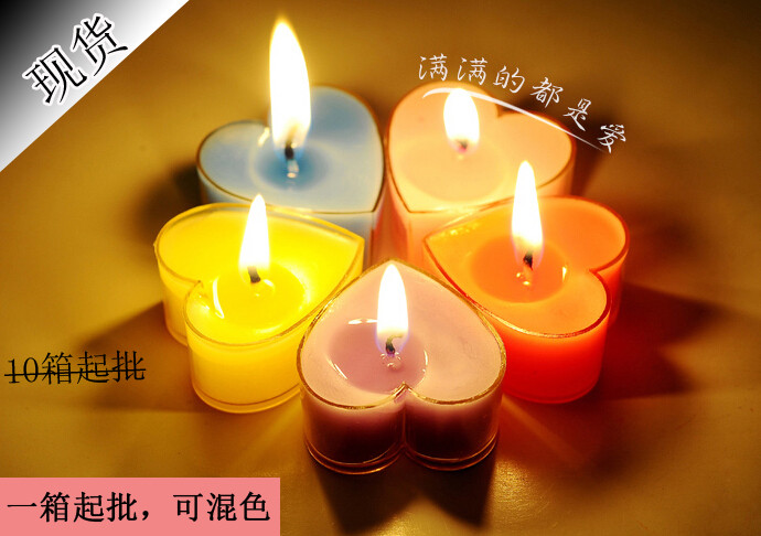 Romantic heart-shaped candle set Birthday proposal and confession candle set Gift candles Heart-shaped candles Application Scenario