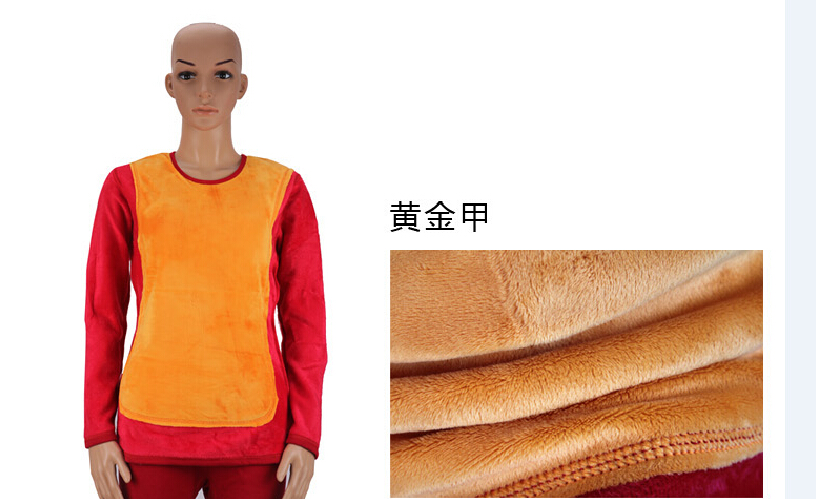Golden Armor Non-shedding Tencel Super Soft Pure Cotton Inner thickened and fleece set