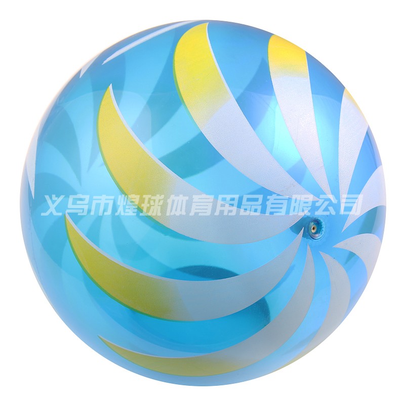 彩色儿童玩具球 pvc充气沙滩球 环保儿童体育玩具球 批发