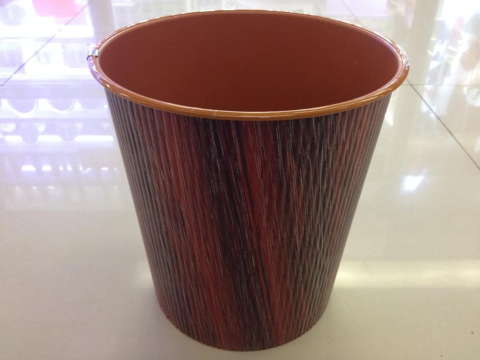 Home series plastic trash cans, sanitary buckets, anti-solid wood plastic buckets