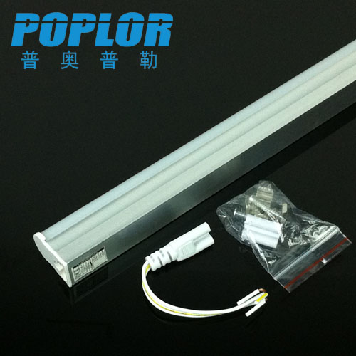 LED日光灯 T5一体管 0.6米玻纤板恒流9W节能保两年细节图