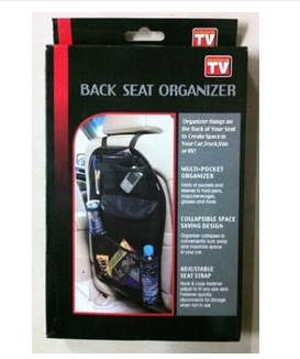 多功能车用牛津布椅背袋 车用杂物袋 汽车车载置物折叠收纳袋