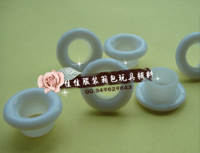 白色塑料气眼扣模具塑胶透明鸡眼扣尼龙鞋眼扣手压安装工具套装