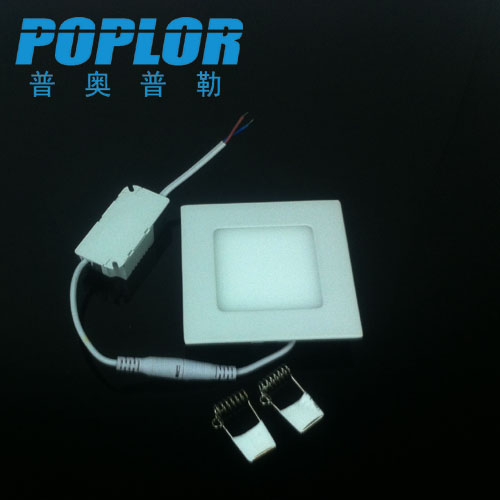 LED ultra-thin panel light 3W ultra-thin downlight Square concealed panel light resistance/constant current