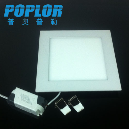 LED ultra-thin panel light 15W ultra-thin downlight square concealed panel light constant current drive