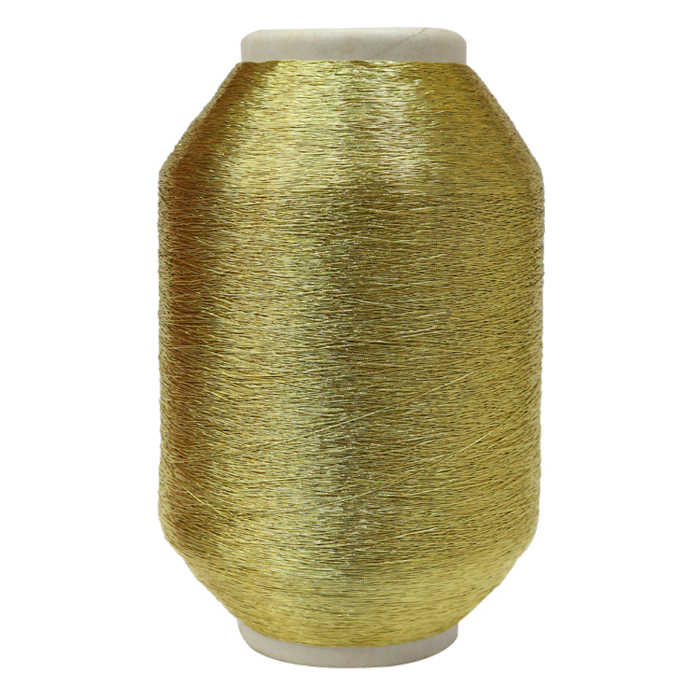 A 1-kilogram large tube of gold and silver thread