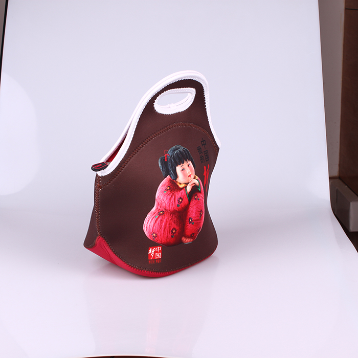 中国梦新款潜水料 防水环保民族风冰包 上班族午餐包BR001产品图