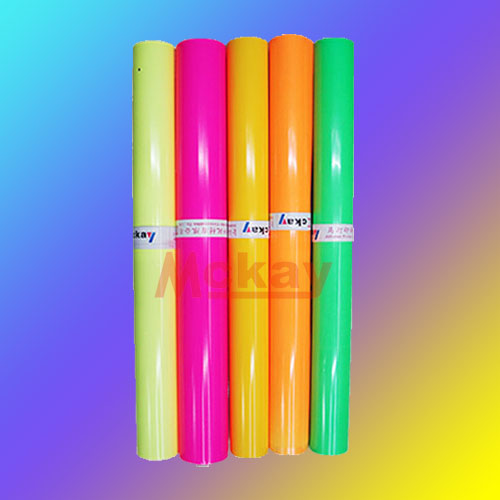 Red white yellow green Pu thermal transfer lettering film 50cm wide