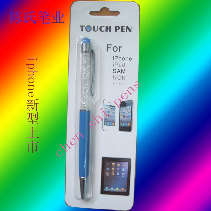 iphone笔 水钻笔 触屏笔 水晶笔 金属圆珠笔 广告笔
