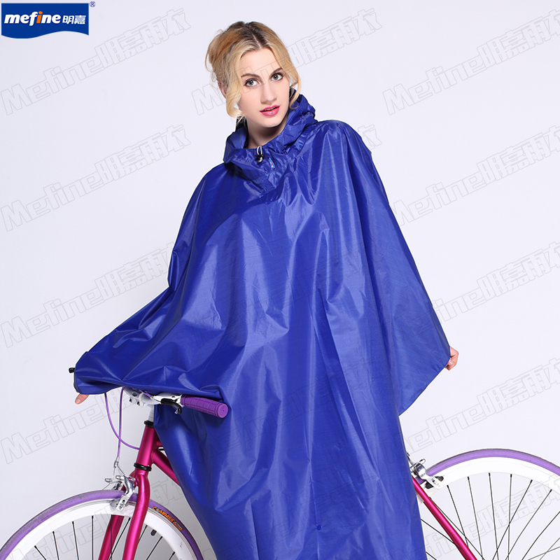 厂家直销 爆款 都市时尚自行车雨披 加大加厚款 MJ-801详情图1