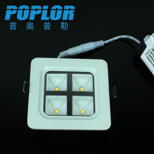 4W LED panel light LED lattice light Square rounded three-amp IC constant current drive wide voltage