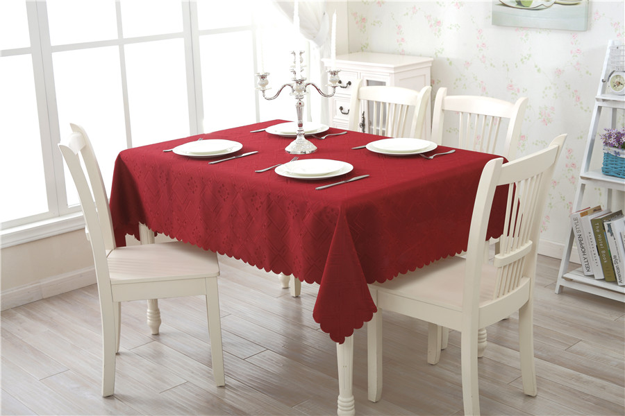 Qi Min cloth rural cloth art diamond dacron tablecloth