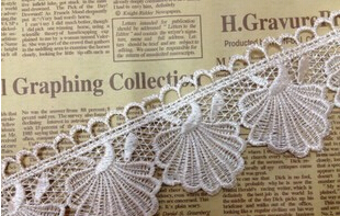 Water Soluble Lace Lace Width 7Cm 3000 Yards Can Be Dyed Color In Stock!
