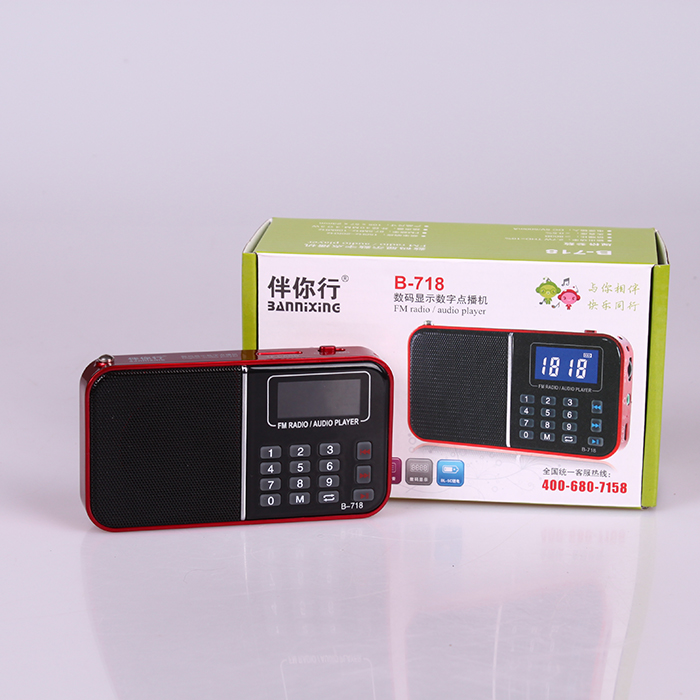 Accompanying You on a Journey with optional digital display small speaker B-718 details Picture
