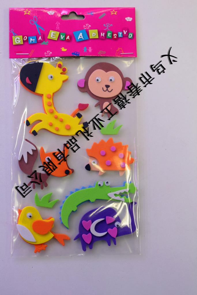 供应pvc贴 墙贴 适合0-6岁儿童安全无毒色彩鲜艳产品图