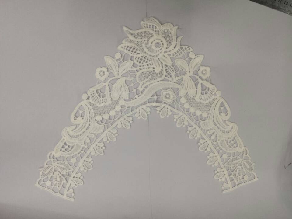 Pingyang Liyuan Lace Ribbon White Lace Collar Home Textile Decoration Specification drawing