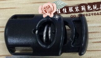 圆型塑料弹簧扣松紧带卡扣锁扣调节绳止吊扣绳扣