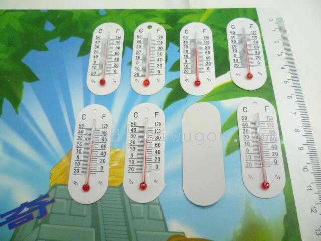 Factory direct sales of cardboard and glass small thermometers, cartoon indoor and outdoor accessories thermometers with high accuracy Specification image
