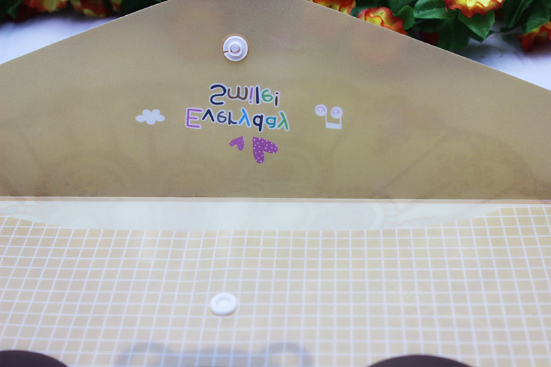 318-02-4横款韩版卡通文件袋 创意塑料透明文件袋细节图