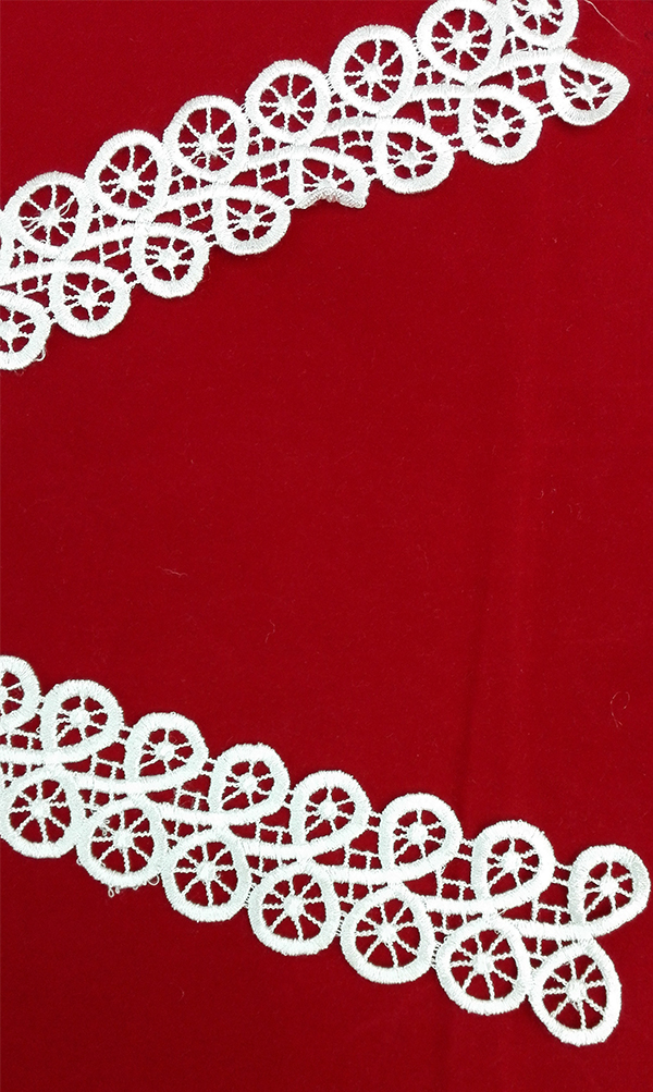 Direct sales from the manufacturer of clothing accessories such as collar flowers, lace, corsages, polyester lace and embroidery lace details Picture