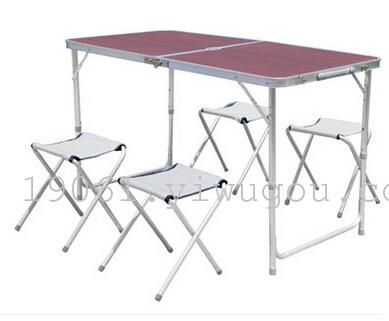 户外折叠桌子 折叠桌椅摆摊桌便携式铝合金桌餐桌野营桌培训桌子详情图2