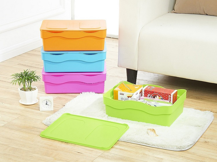 Simple Storage Basket Candy Color Storage Basket Large Household Items 92-3001