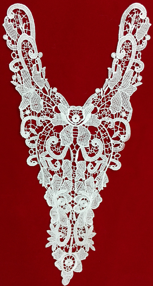 Direct sales from the manufacturer of water-soluble lace clothing accessories for collar flower embroidery