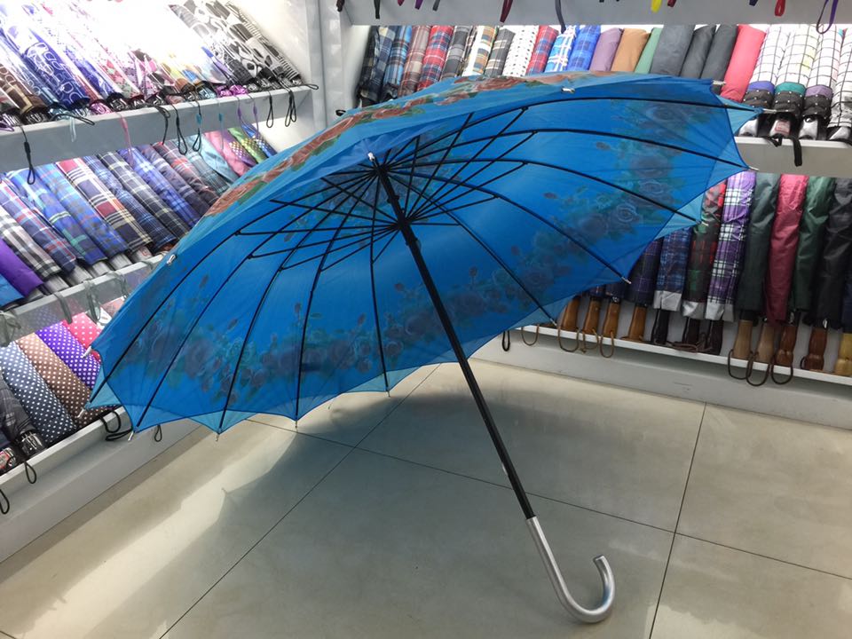 A new, fashionable and retro double-layered patterned polka dot umbrella Specification image