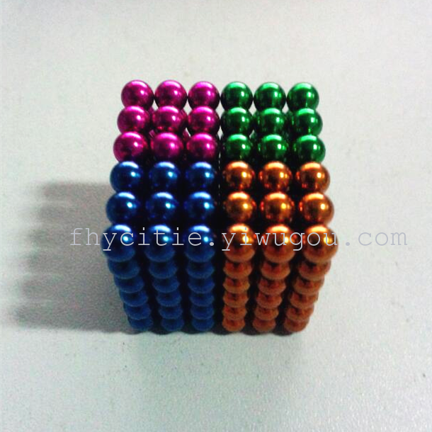 厂家直销 磁铁 磁珠 圆球 圆形磁铁 D5MM 彩产品图