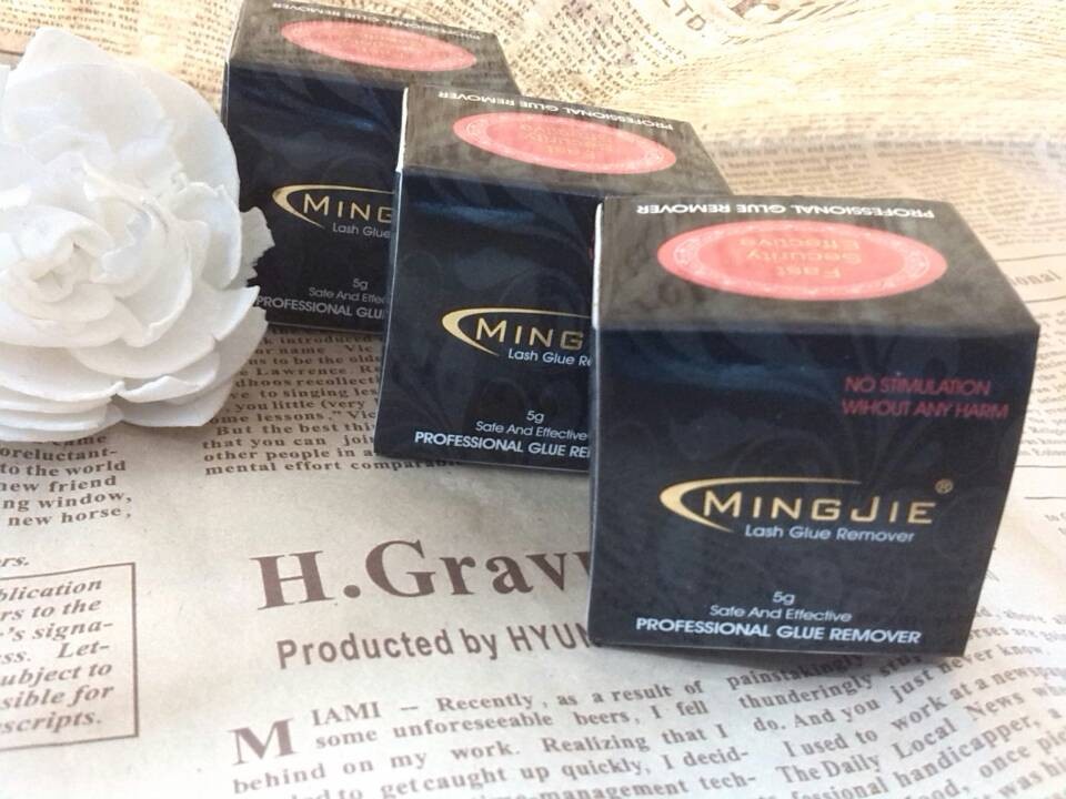 Taiwan MINGJIE unloading glue can easily remove false eyelash glue 5G can be approved details Picture