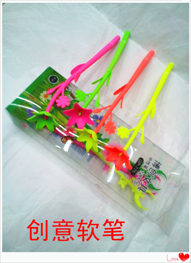 韩国创意流行文具清新可爱中性笔创意水笔批发
