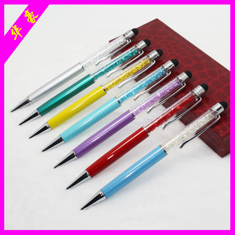 Water diamond pen, water diamond ballpoint pen, crystal metal pen, crystal touch pen, gemstone ballpoint pen factory direct sales Application Scenario