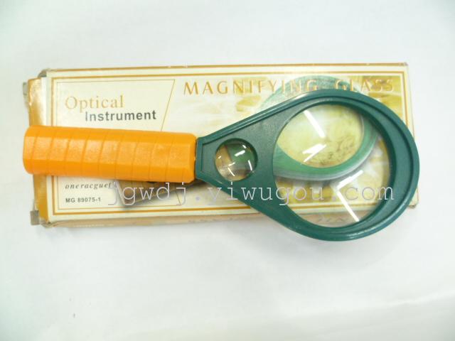 Dual-band compass handheld magnifying glass, student teaching magnifying glass, brand new material, good quality
