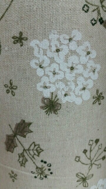 Polyester Linen Printing Dandelion Two Colours Specification drawing