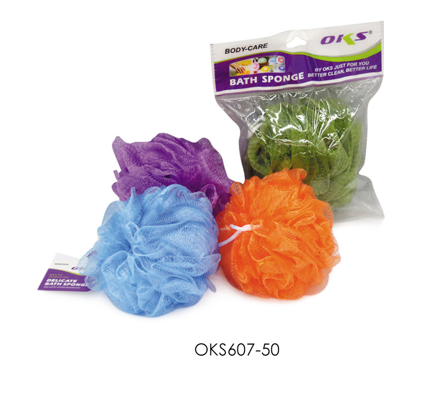 OKS沐浴海绵浴花浴条洗藻海绵
