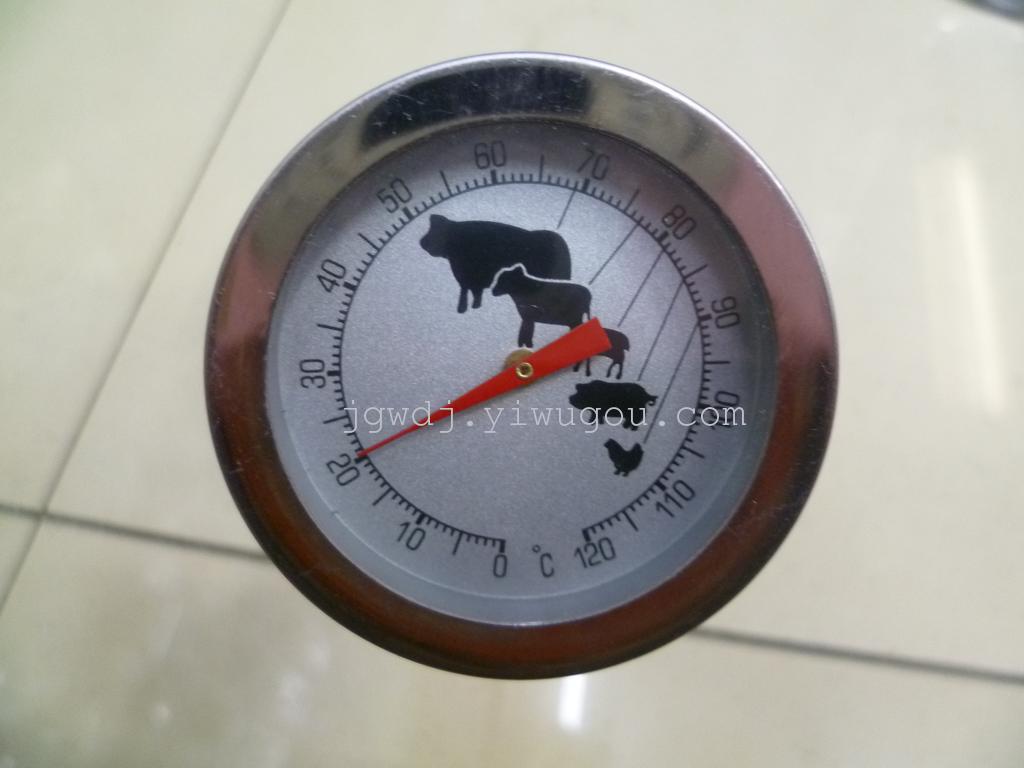 Factory direct sales of kitchen food thermometers, stainless steel high-temperature sensors, and stainless steel barbecue thermometers Specification image